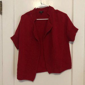 Red Cardigan Sweater